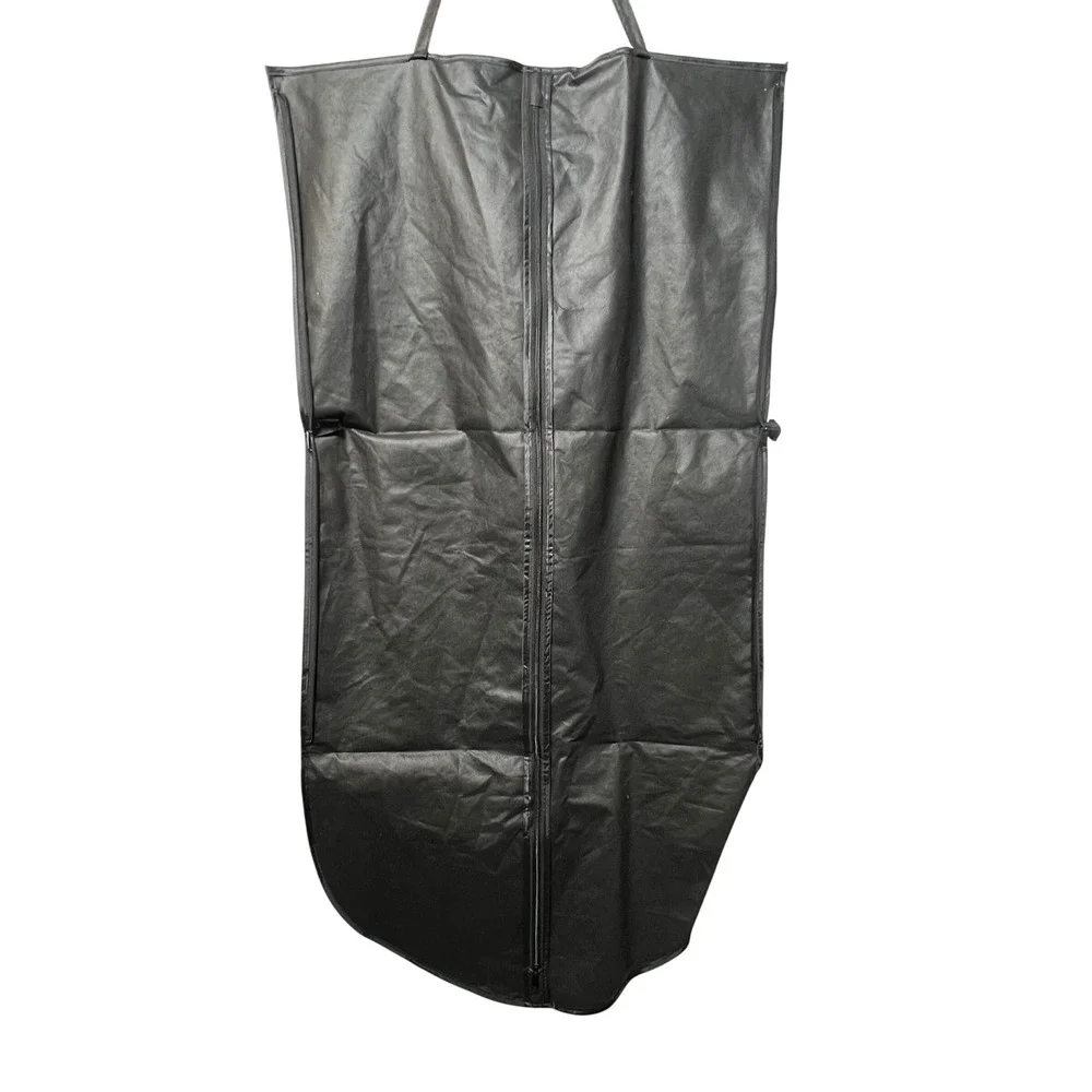 Theory Unisex Garment Bag Travel Suit Cover OS Black Logo Folding Carrier Bag